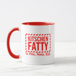 Kitschen Fatty Logo Mok Diner Red