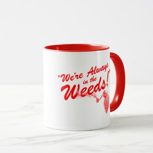 Kitschen Fatty Logo Mok Diner Red (Voorkant rechts)