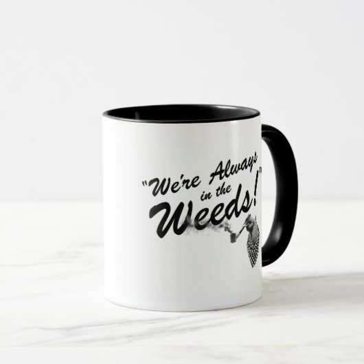 Kitschen Fatty Logo Mok Slick Black (Voorkant rechts)