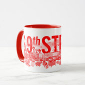 Kitschen Fatty S 9th St Mok Diner Rood (Voorkant links)