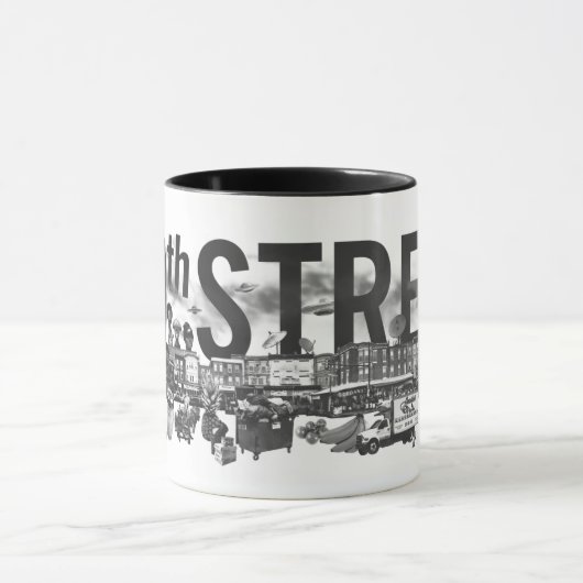 Kitschen Fatty S 9th Street Mok Slick Black (Midden)