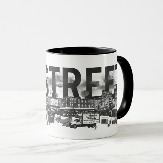 Kitschen Fatty S 9th Street Mok Slick Black (Voorkant rechts)