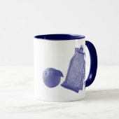 Kitschen Fatty Vodka Mok Deli Blauw (Voorkant rechts)