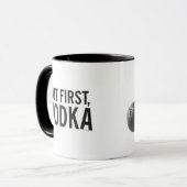 Kitschen Fatty Vodka Mok Slick Zwart (Voorkant links)