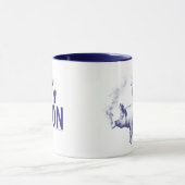 Kitschen Fatty Wake N' Bacon Mok Deli Blauw (Midden)