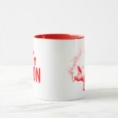 Kitschen Fatty Wake N' Bacon Mok Diner Rood (Midden)