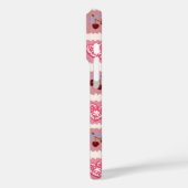 Kitscherige postzegel harten linten en kersen Case-Mate iPhone case (Achterkant / Links)