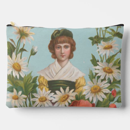 Kitscherige Retro Duitse Valentijnkaart, 1884 Etui (Voorkant)