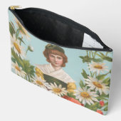 Kitscherige Retro Duitse Valentijnkaart, 1884 Etui (Open)
