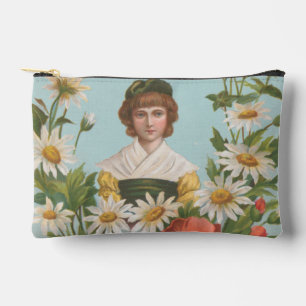 Kitscherige retro Duitse Valentijnskaart, 1884 Etui