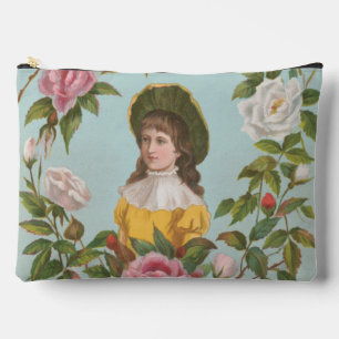 Kitscherige vintage Duitse Valentijnskaart, 1884 Etui