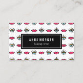 Kitschy Eyes & Lips Makeup Artist Visitekaartje (Voorkant)