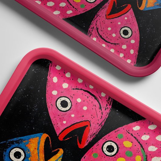 Kitschy Fish Art Tissue of Decoupage Papier