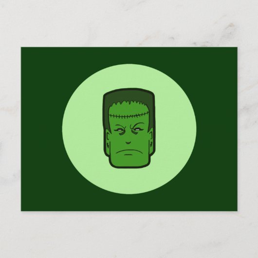 Kitschy Frankenstein Briefkaart (Voorkant)