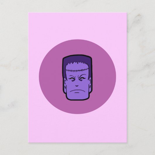 Kitschy Frankenstein Briefkaart (Voorkant)