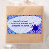 Kitschy Fun Pattern Fifties Mid-Century Art Etiket (Insitu)