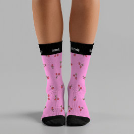 Kitschy Kersen Schattige Fun Summer Modern Naam Sokken