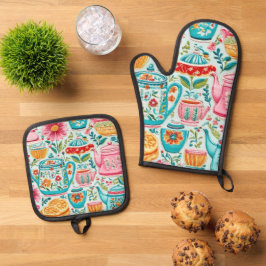 Kitschy Keuken Design Ovenwant & Pannenlap Set