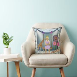 Kitschy  Kind Gewijzigd Kunstcollage Kussen