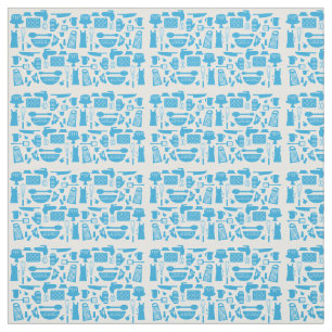 Kitschy Kitchen Pattern Stof
