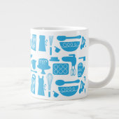 Kitschy Kitchenware Pattern Grote Koffiekop (Rechts)