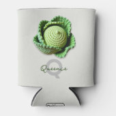 Kitschy Modern Granny Garden Haakkool Naam Blikjeskoeler (Voorkant)