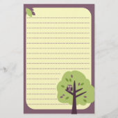 Kitschy Owl Briefpapier (Voorkant)