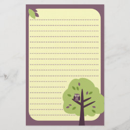 Kitschy Owl Briefpapier