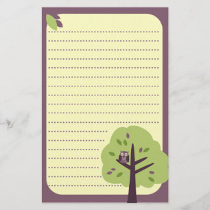 Kitschy Owl Briefpapier