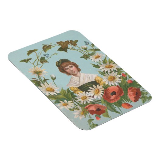 Kitschy Retro German Valentine's Card, 1884 Magneet (Rechterzijde)