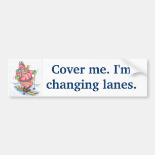 Kitschy Santa Claus Bumpersticker