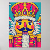Kitschy Wall Art Notenkraker Kerstkunst Poster (Voorkant)