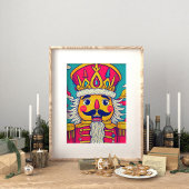 Kitschy Wall Art Notenkraker Kerstkunst Poster