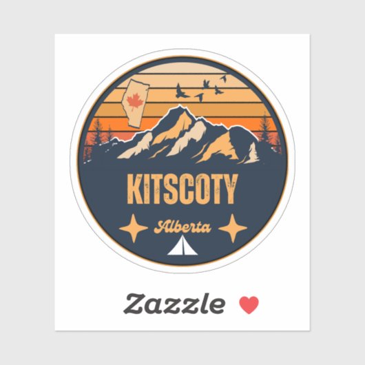 Kitscoty, Alberta Sticker (Vel)
