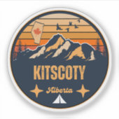 Kitscoty, Alberta Sticker (Voorkant)
