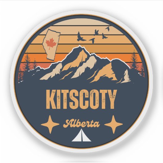 Kitscoty, Alberta Sticker (Voorkant)