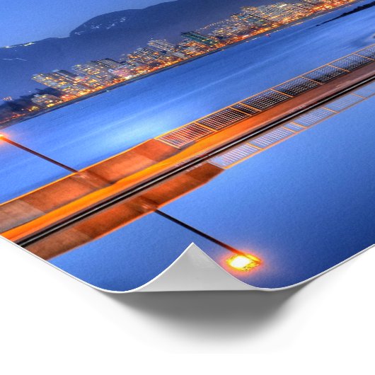 Kitsilano Beach, Vancouver, Canada Poster (Hoek)