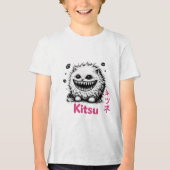 Kitsu - Soft Cat Energy Tri-Blend Shirt (Voorkant)