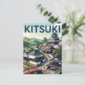 Kitsuki Japan Briefkaart (Staand voorkant)