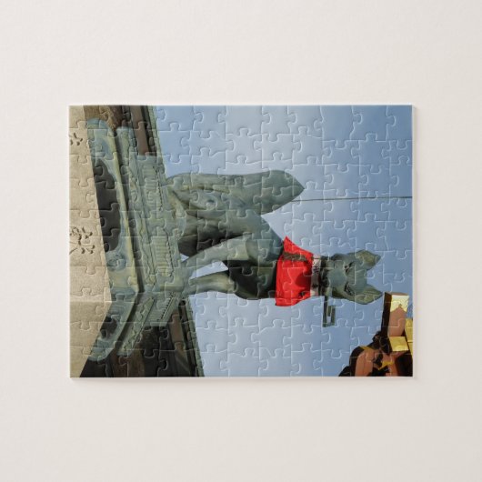 Kitsune キツネ (Vos) met Sleutel in de Mond Legpuzzel (Horizontaal)