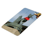 Kitsune キツネ (Vos) met Sleutel in de Mond Magneet (Linkerzijde)