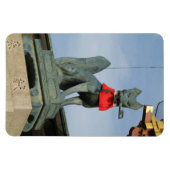 Kitsune キツネ (Vos) met Sleutel in de Mond Magneet (Horizontaal)