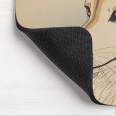 Kitsune & cherry blossom muismat (Hoek)