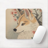 Kitsune & cherry blossom muismat (Met muis)