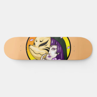 Kitsune Fox Mask Girl Persoonlijk Skateboard