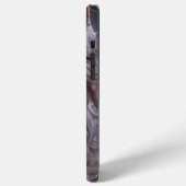 Kitsune Fox Mask Samurai Girl Japans iPhone Hoesje (Linkerkant)