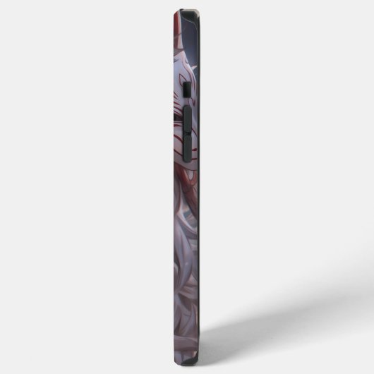 Kitsune Fox Mask Samurai Girl Japans iPhone Hoesje (Linkerkant)