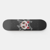 KITSUNE Fox Mask - Street Art Persoonlijk Skateboard (Horizontaal)