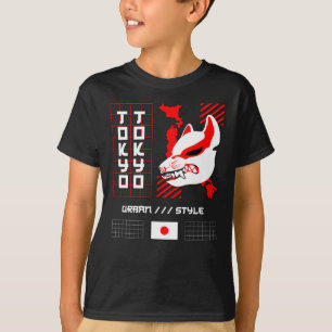 Kitsune Fox Tokio Stad T-shirt