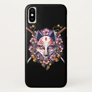 Kitsune Japans fox-masker Case-Mate iPhone Case